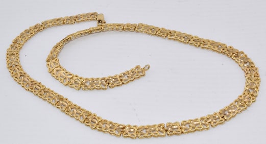 10K YELLOW GOLD NECKLACE