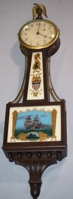 WALTHAM BANJO CLOCK