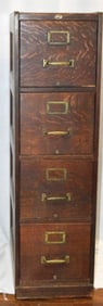 MACY OAK FILE CABINET