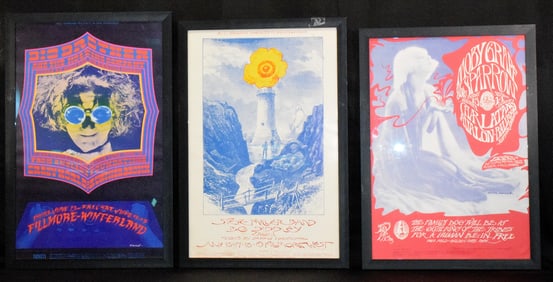 BILL GRAHAM FILLMORE CONCERT POSTERS & AVALON