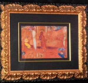 MARC CHAGALL MEGACLES RECOGIZES HIS DAUGHTER