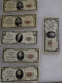 1929 US NATIONAL CURRENCY NOTES