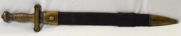 MODEL 1832 ARTILLERY SHORT SWORD WITH SCABBARD