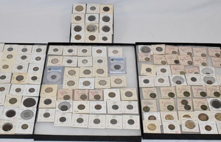 APPROX. 142 ASSEMBLED US & FOREIGN COINS