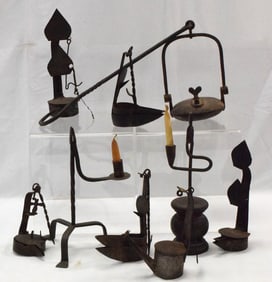 9 EARLY 18TH/19TH LIGHTING GROUPING