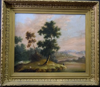 ATTRIB. JULIUS CAESER IBBETSON OIL PAINTING