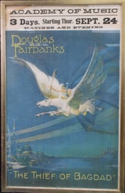 1924 DOUGLAS FAIRBANKS THIEF OF BAGDAD FILM POSTER