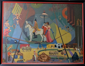 GUIDO RINALDO BORGHI 1903-1971 PAINTING