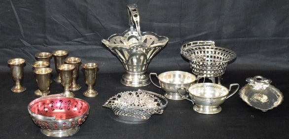 ASSEMBLED STERLING SILVER ITEMS