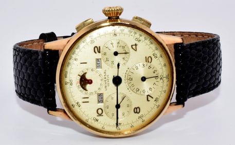 UNIVERSAL GENEVE CHRONOGRAPH WIND-UP WRISTWATCH