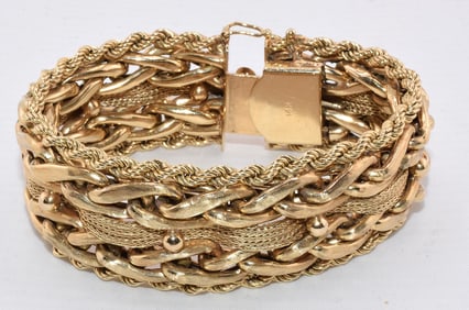 14k YELLOW GOLD BRACELET