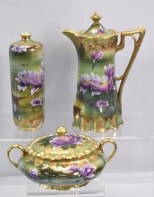 19TH/20TH JAPANESE NIPPON HAND PAINTED PORCELAIN