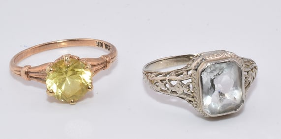 14k & 10k GOLD RINGS