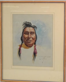 JOE WAANO-GANO VICTOR CHIEF COWARD PAINTING