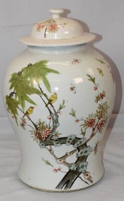 19TH CHINESE WHITE PORCELAIN GINGER JAR
