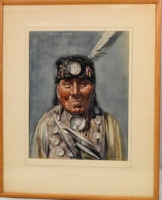 JOE WAANO-GANO VICTOR TOM CROW PAINTING