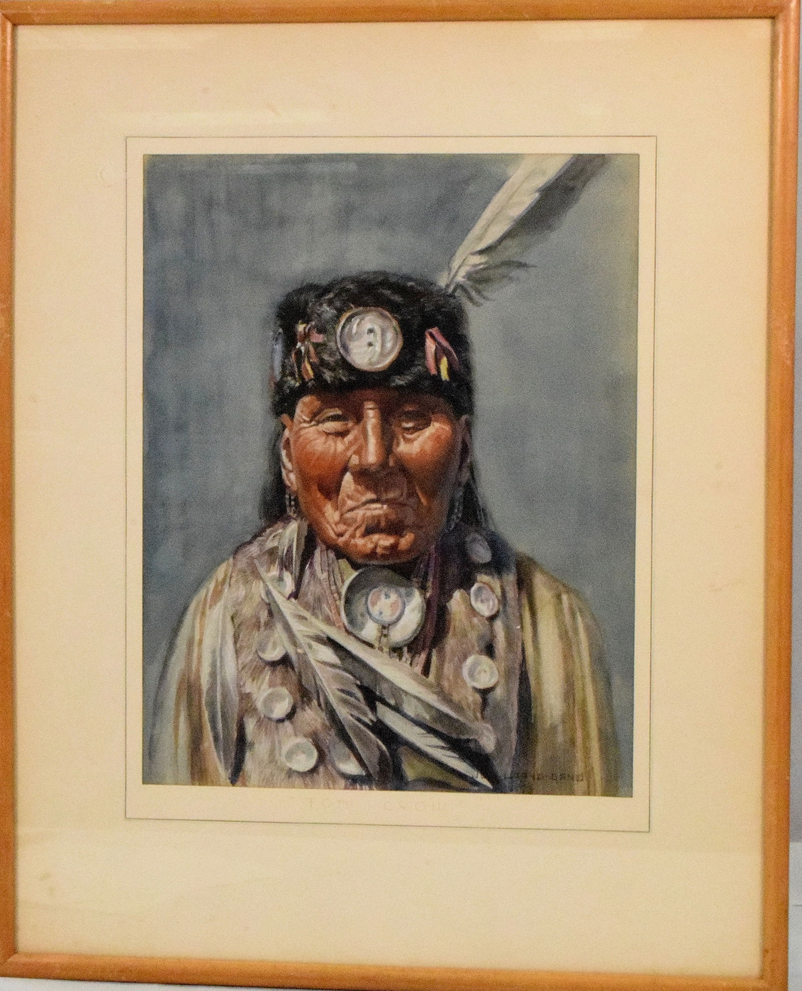 JOE WAANO-GANO VICTOR TOM CROW PAINTING (1 of 9)