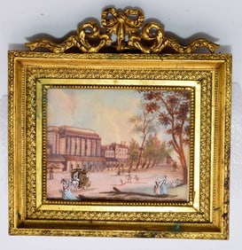 19TH FRENCH MINIATURE REMY PAINTING