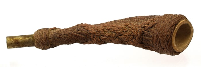 NAUTICAL CLAY PIPE AND INKWELL