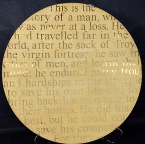 STEPHEN SCHLANSER ART GLASS CHARGER