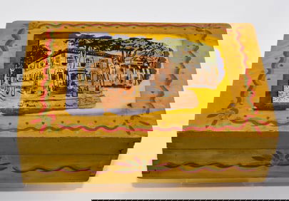 HAND PAINTED NANTUCKET DRESSER BOX