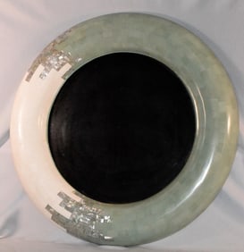 ROUND TAVOLA TESSELLATED STONE WALL MIRROR