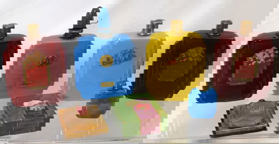 1930'S RENUAD FRENCH ART DECO PERFUME BOTTLES