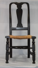 AMERICAN QUEEN ANNE PERIOD SIDE CHAIR.