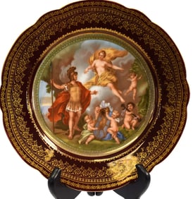 19TH IMPERIAL CROWN CHINA AUSTRIA PLATE