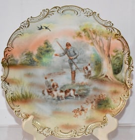 ROYAL BAYREUTH TAPESTRY SCENIC CHARGER