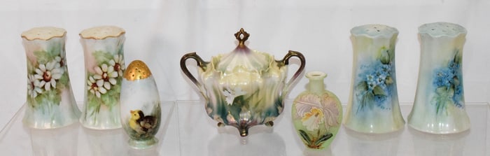 VICTORIAN HATPIN HOLDERS & OTHER ITEMS