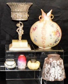 ASSEMBLED GLASS GROUPING