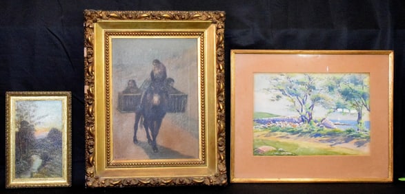 3 AMMEBLED PIECES OF ART