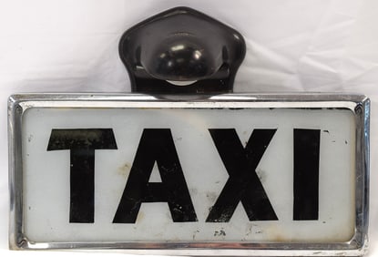 TAXI LICENSE PLATE