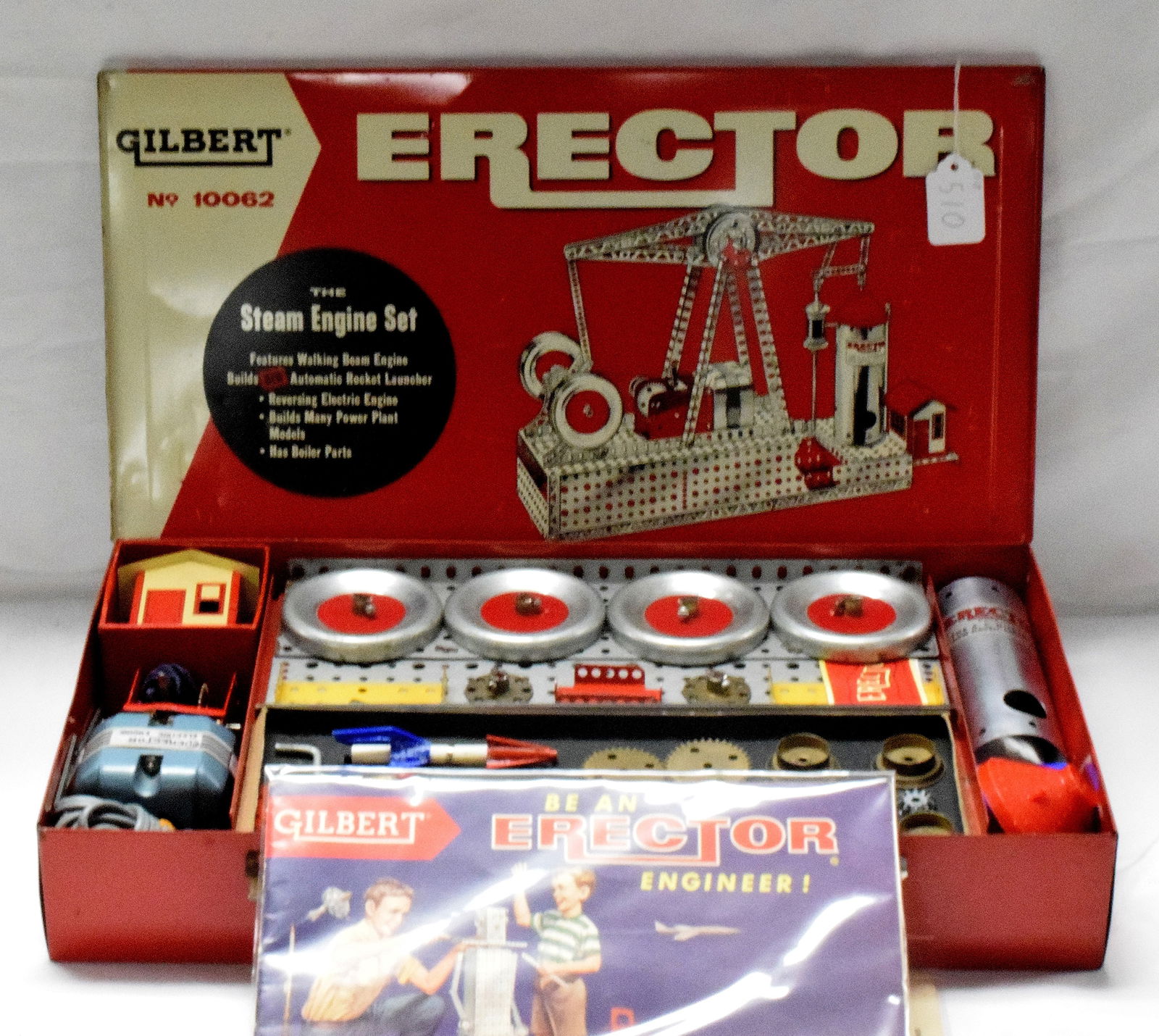 ERECTOR SET #10062 STEAM ENGINE SET (1 of 3)