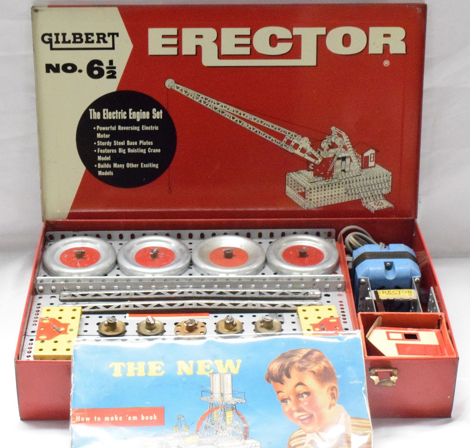 ERECTOR SET #6 1/2 ELECTRIC ENGINE (1 of 3)