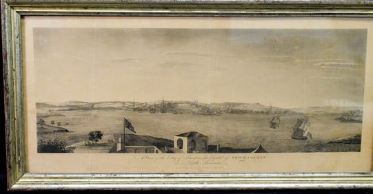1856 BOSTON HARBOR PRINT AFTER POWNAL