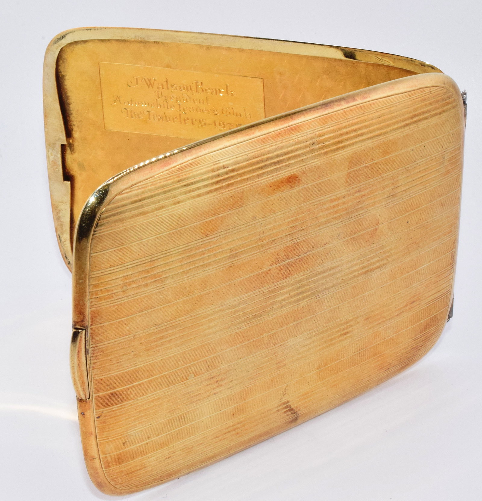 14K YELLOW GOLD CIGARETTE CASE - 3