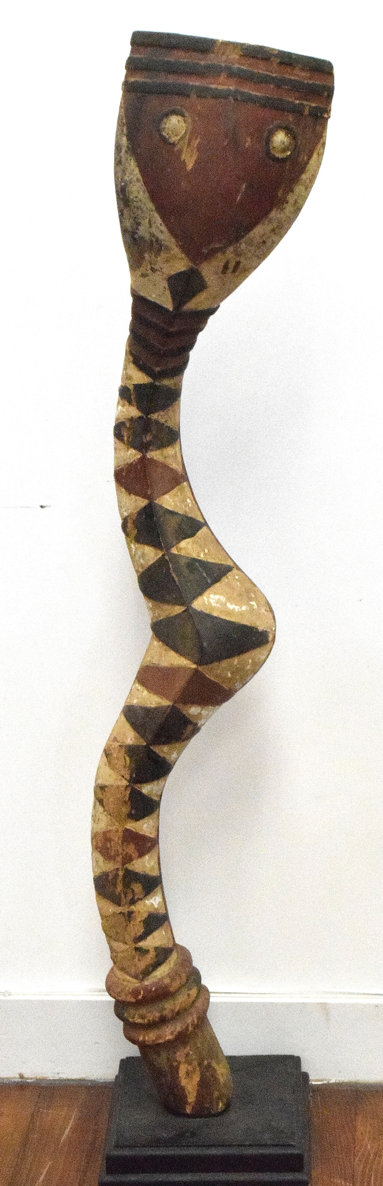 OLD GUINEA BAGA SNAKE CEREMONIAL SCULTURE (1 of 6)