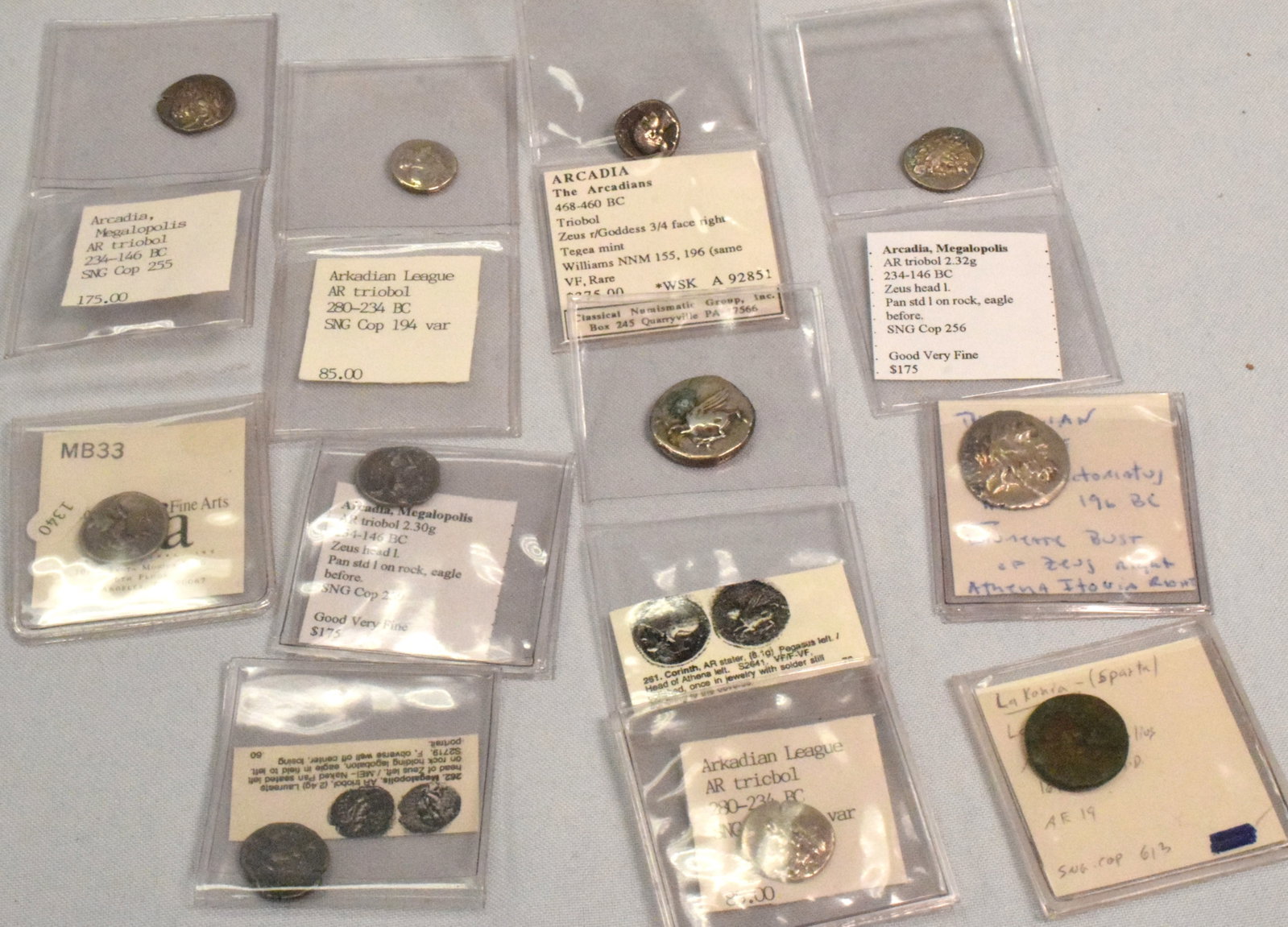 11 ASSORTED ANCIENT GREEK WORLD COINS (1 of 6)