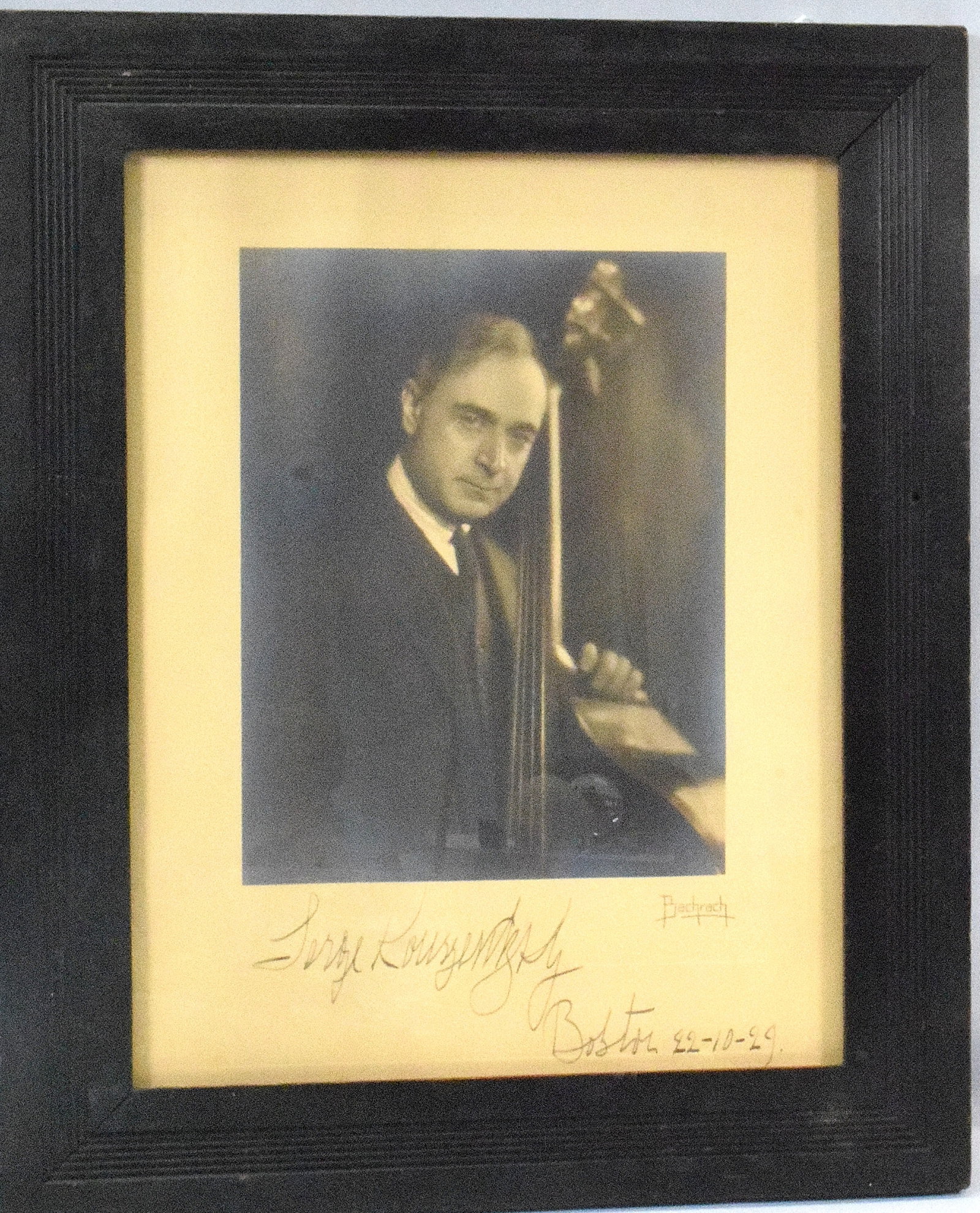 SERGE KOUSSEVITZKY (1874-1952) SIGNED PHOTO (1 of 3)