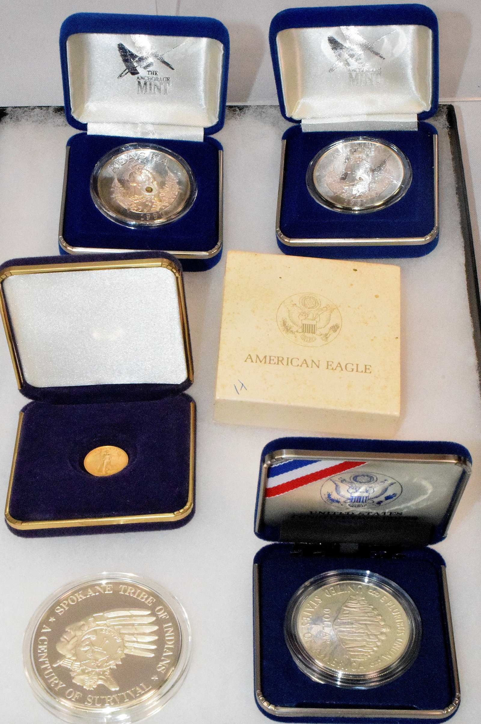ASSORTED COINS & BULLION (1 of 6)