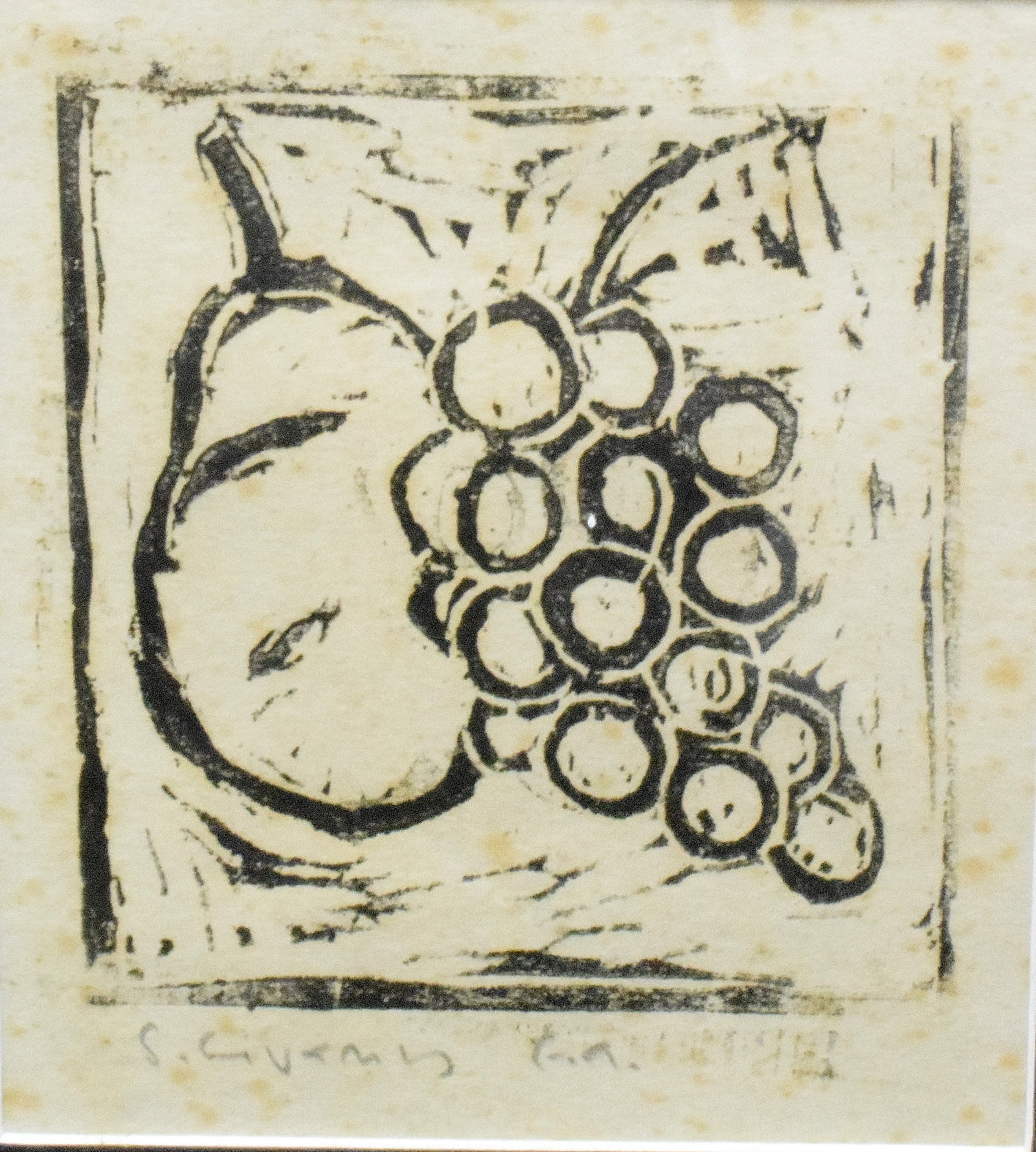 STATHIS LIVANIS (B-1941) ETCHING - 2