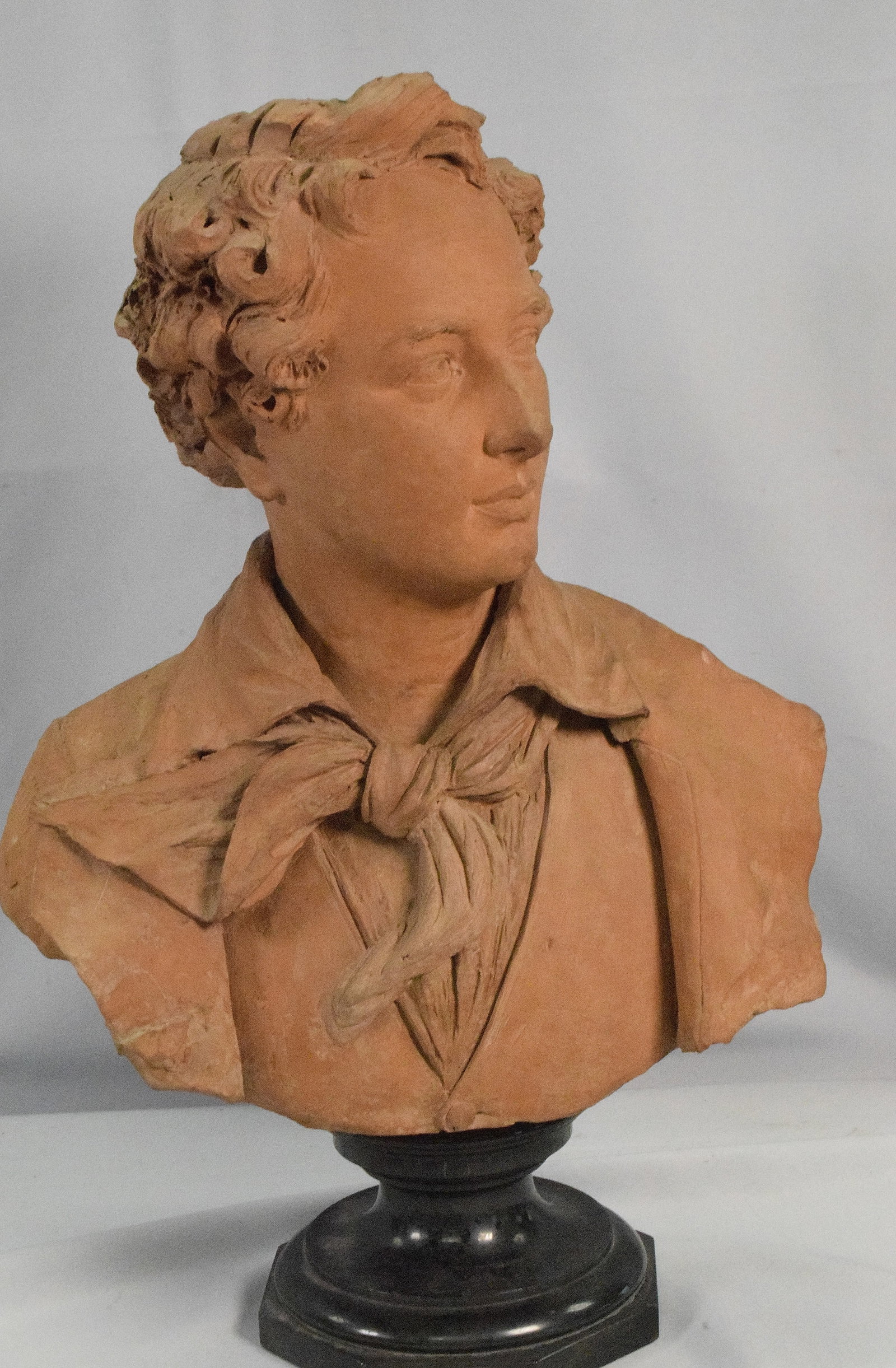 CLAY BUST OF LORD BYRON (1 of 9)