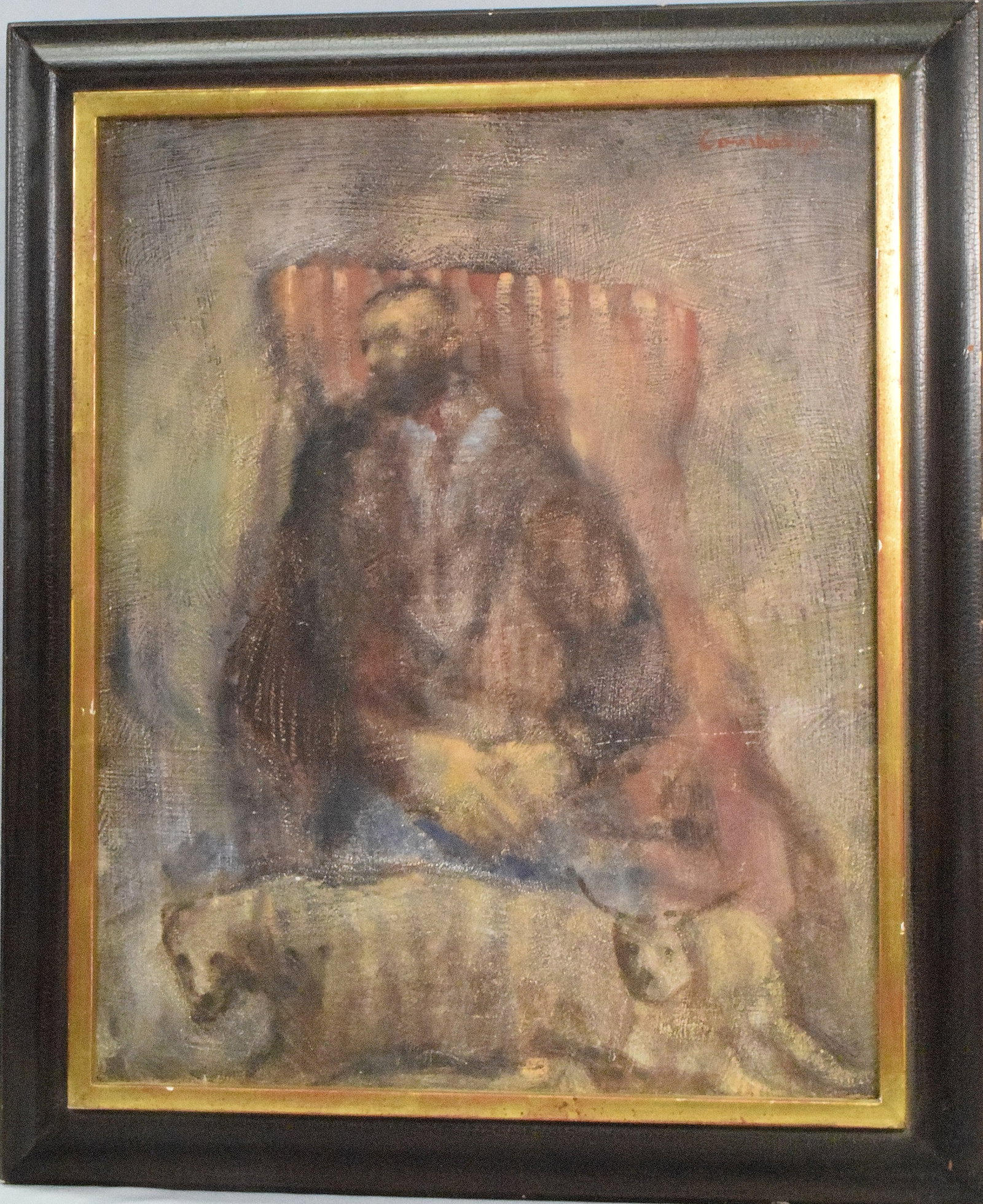 EXPRESSIONISTIC ASHCAN SCHOOL OIL PAINTING (1 of 6)