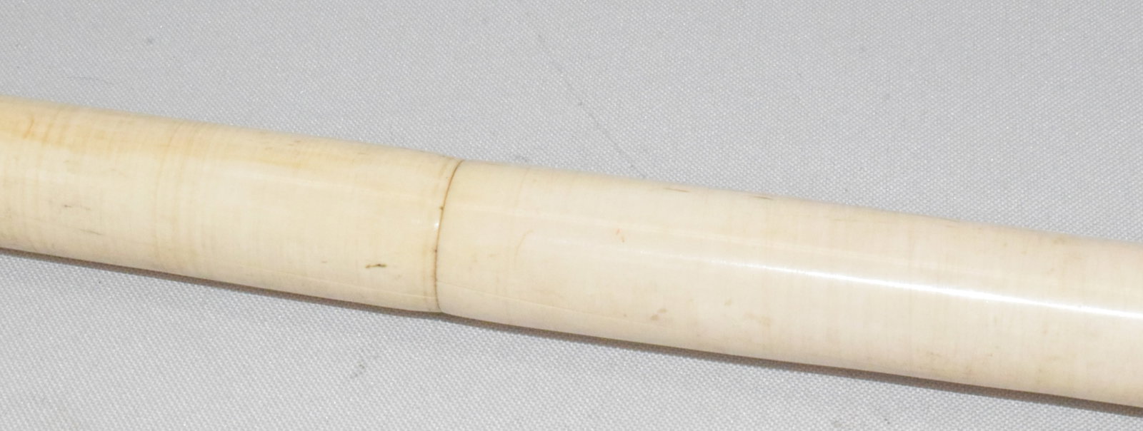 TURNED BONE WALKING STICK. - 4