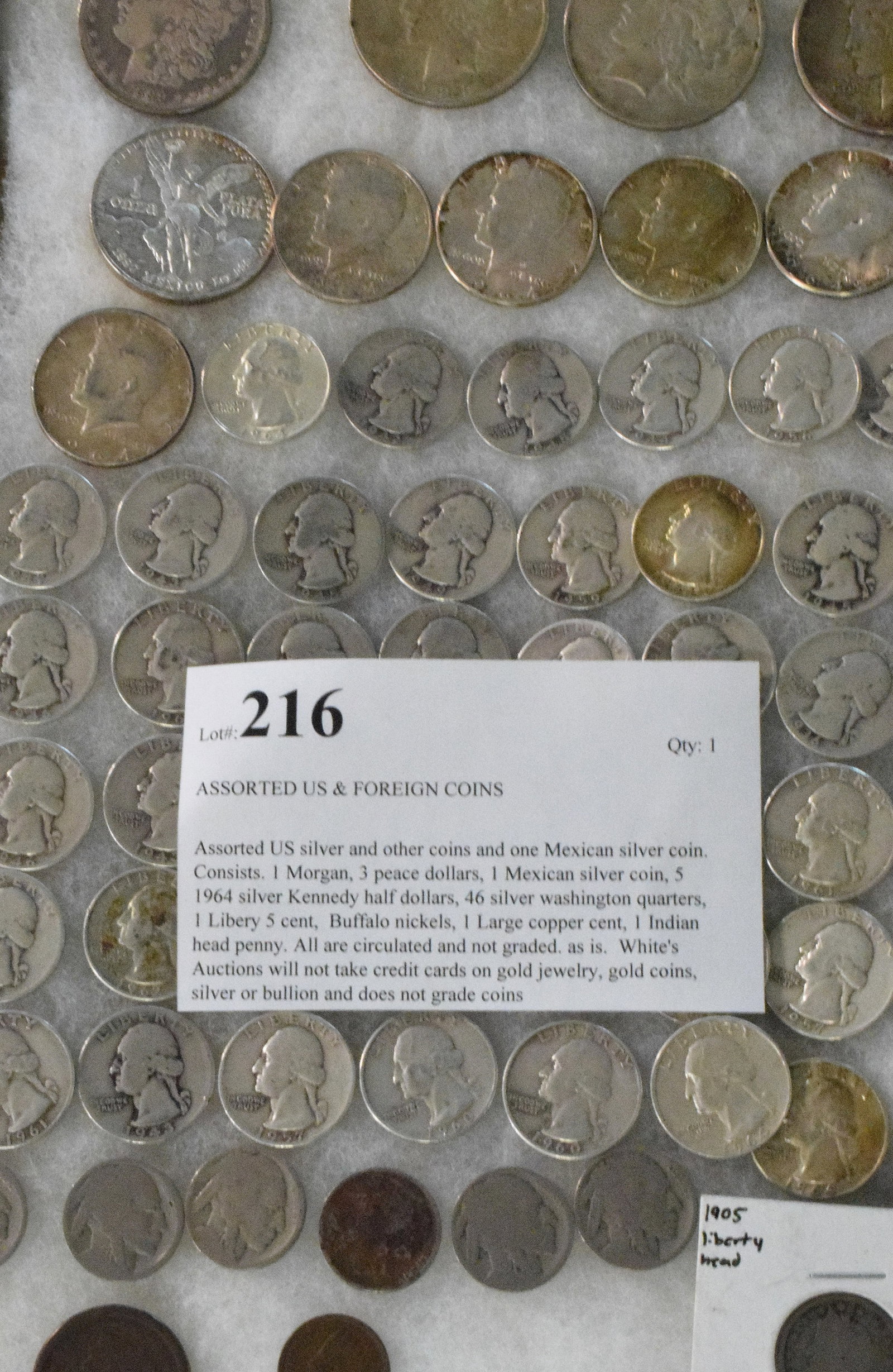 ASSORTED US & FOREIGN COINS - 3