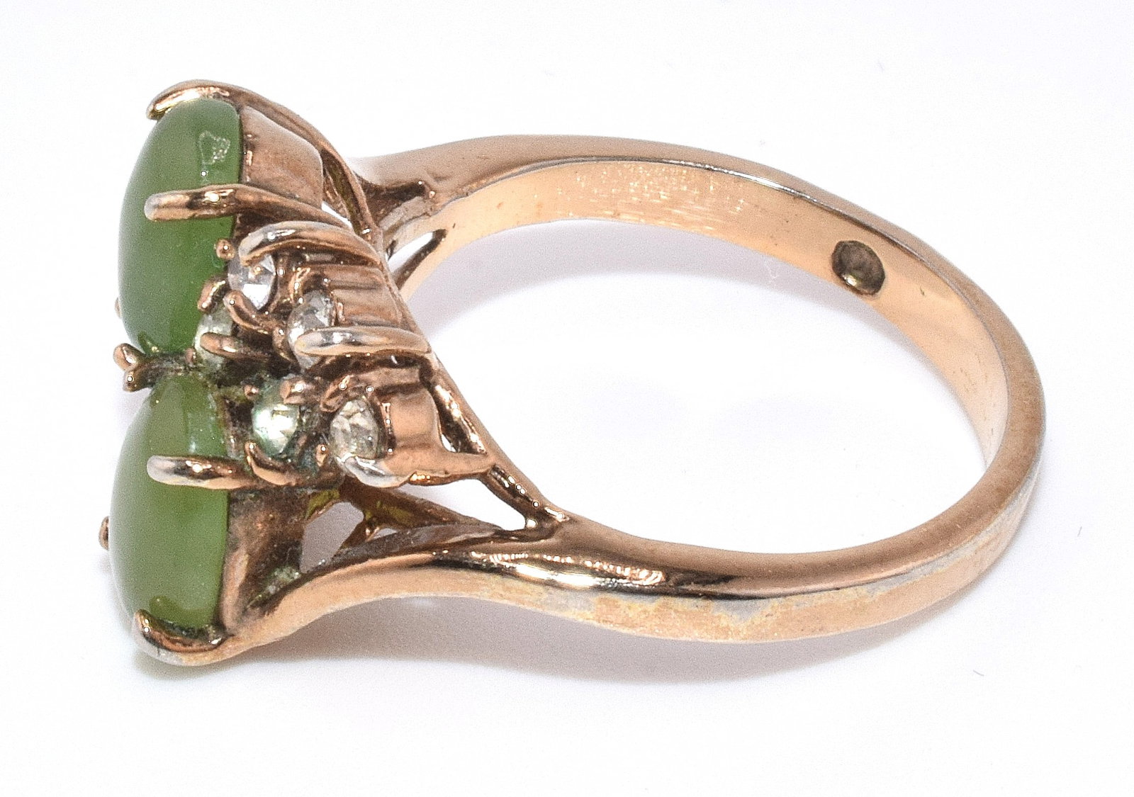 (3) GOLD RING GROUPING - 4