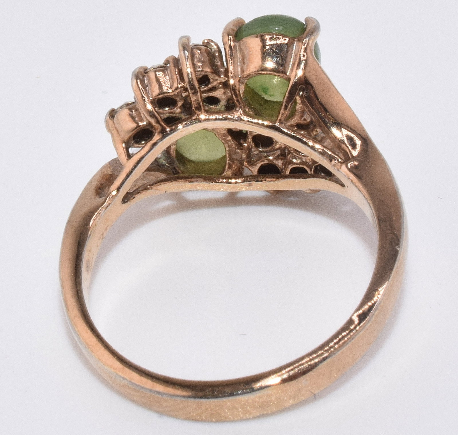 (3) GOLD RING GROUPING - 5