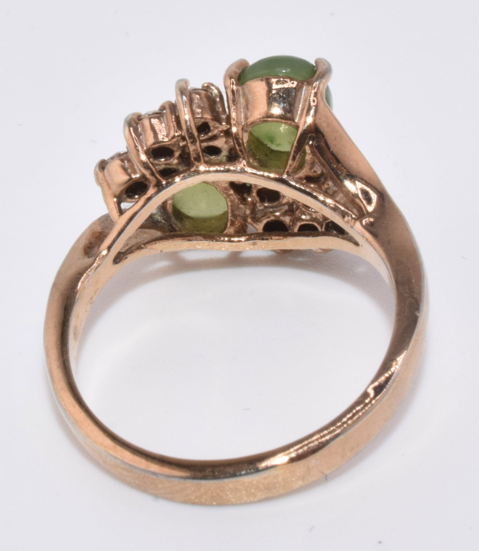 (3) GOLD RING GROUPING - 6